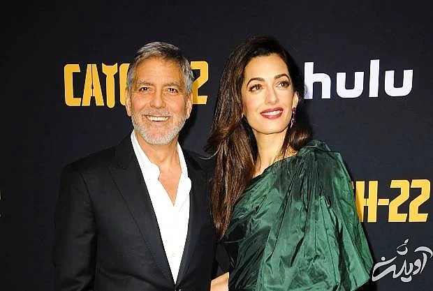 هالیوودی هایی که با یک نگاه عاشق هم شدند جورج کلونی و همسرش